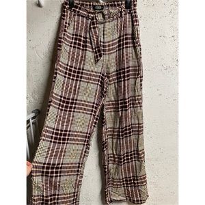 NWOT Rewash Long Plaid Pant